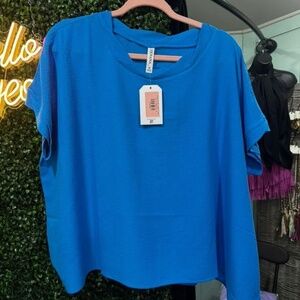 Zenana Airflow loose fit blouse